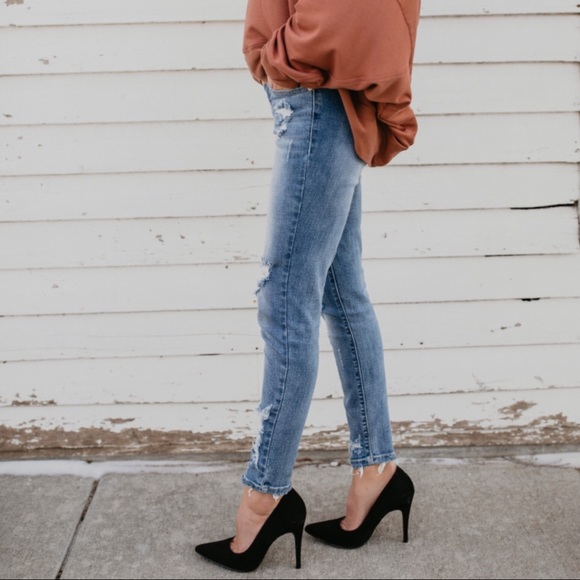 1 LEFT SALE-FIRMβΌοΈ Lizzie Destructive Skinnies - Picture 3 of 8